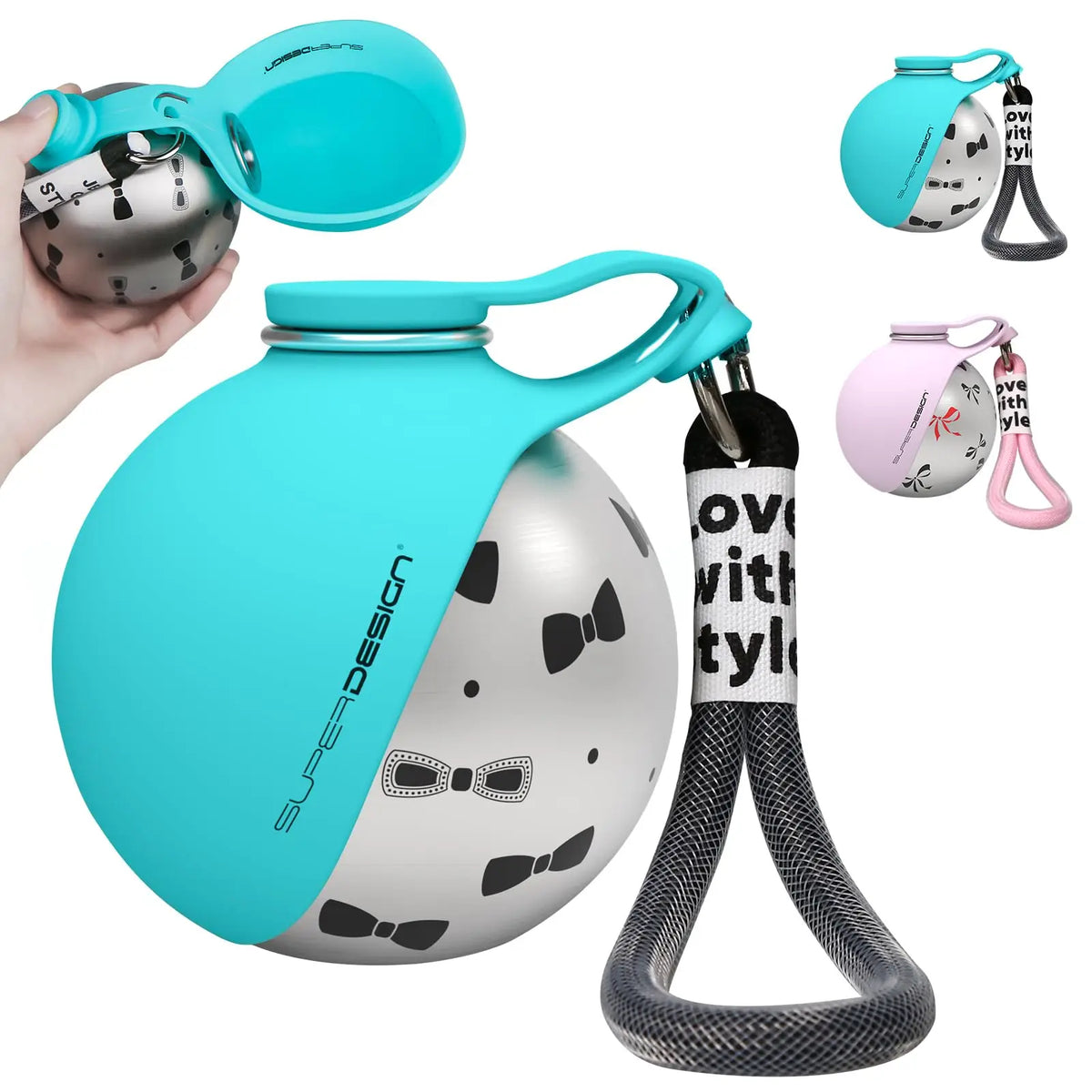 2-in-1 Dog Travel Water Bottle