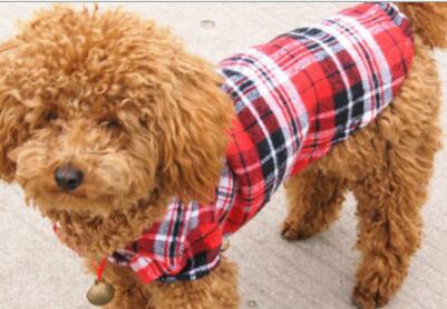 Plaid Pet Fashion Shirt