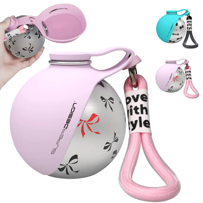 2-in-1 Dog Travel Water Bottle