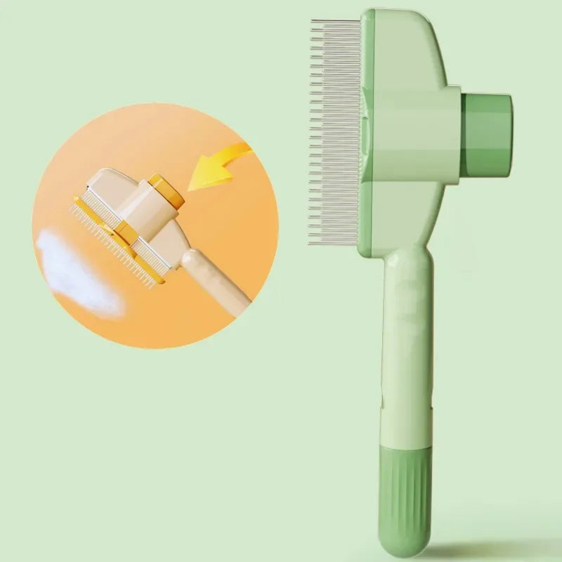 Self-Cleaning Pet Grooming Brush