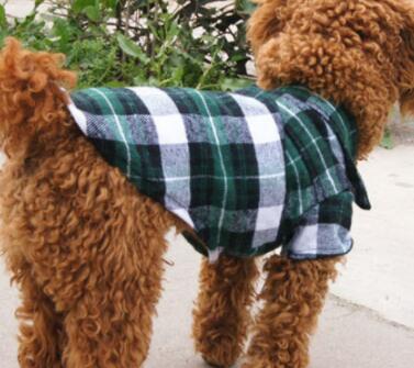 Plaid Pet Fashion Shirt