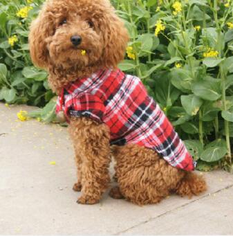 Plaid Pet Fashion Shirt